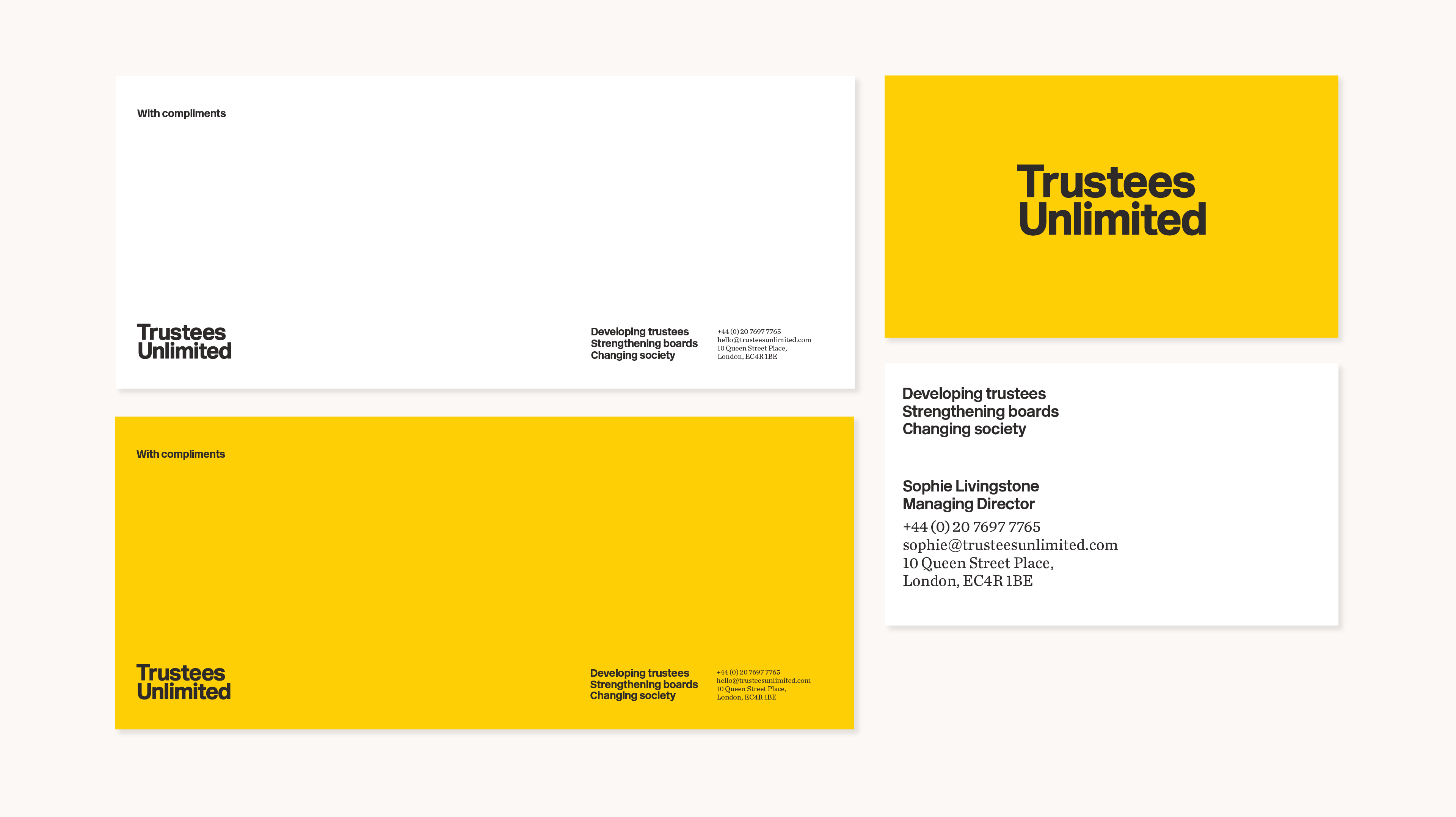 Trustees Unlimited stationary concept
